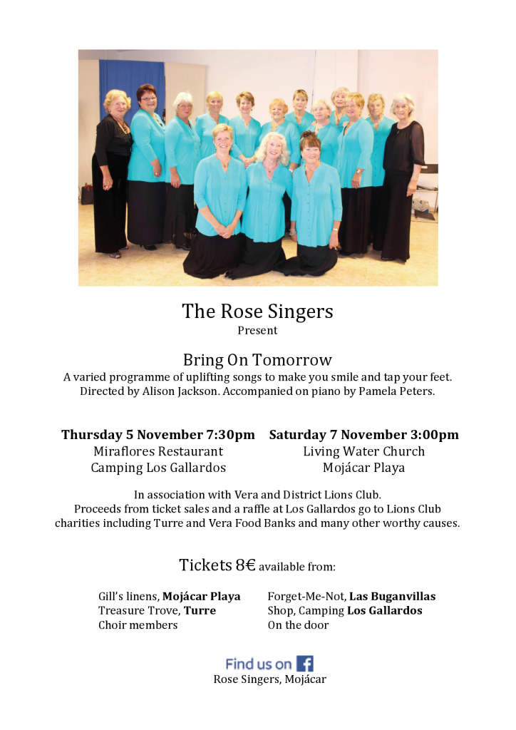 Nov 5 Rose Singers Choir