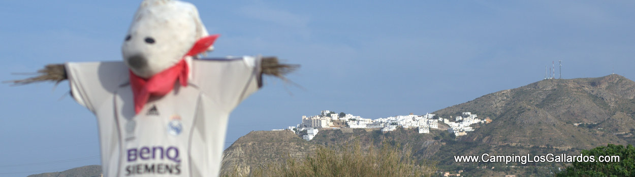 Mojácar, the ancient Moorish village on a hill, dominates the valley, overlooking both farm and beach