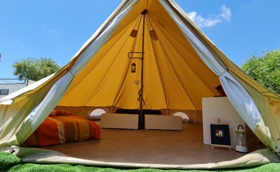 Glamping in Mojacar and Los Gallardos luxury camping bell tent