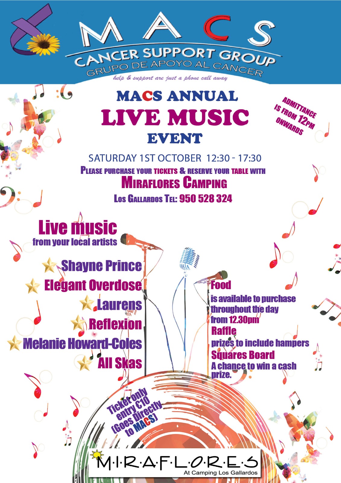 MACS annual live music event