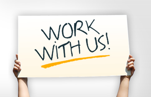 Work with us we are hiring job career