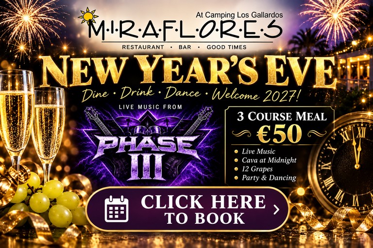 Christmas & New Year at Camping Los Gallardos 1 NYEbookhere campsite mobile homes resort