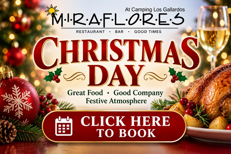 Christmas & New Year at Camping Los Gallardos 2 XmasDayBookHere campsite mobile homes resort